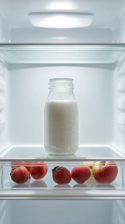 Подготовка кокосовых сливок: снять затвердевшую массу