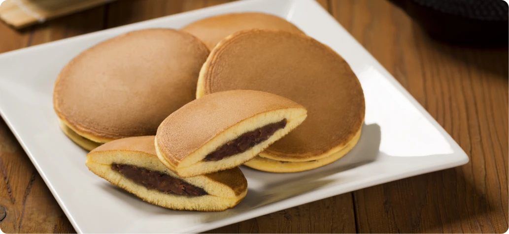 Японские блины Дораяки с ореховой пастой Milka