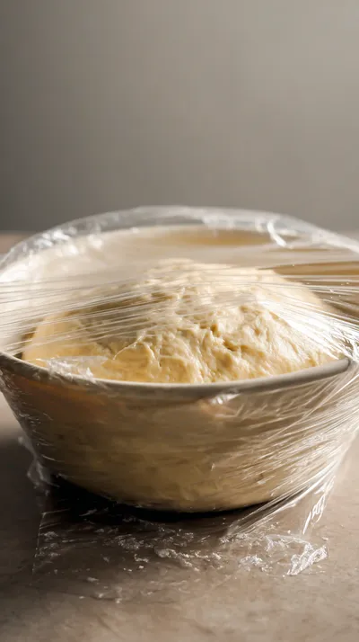 Тесто убрано в холодильник на 10–15 минут