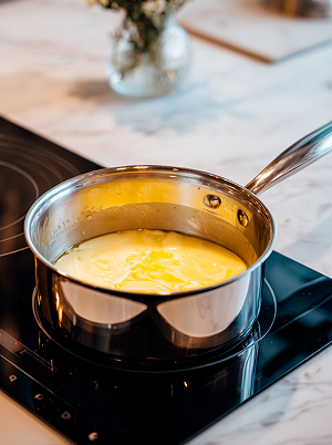 Возвращение сотейника на огонь, подсушение